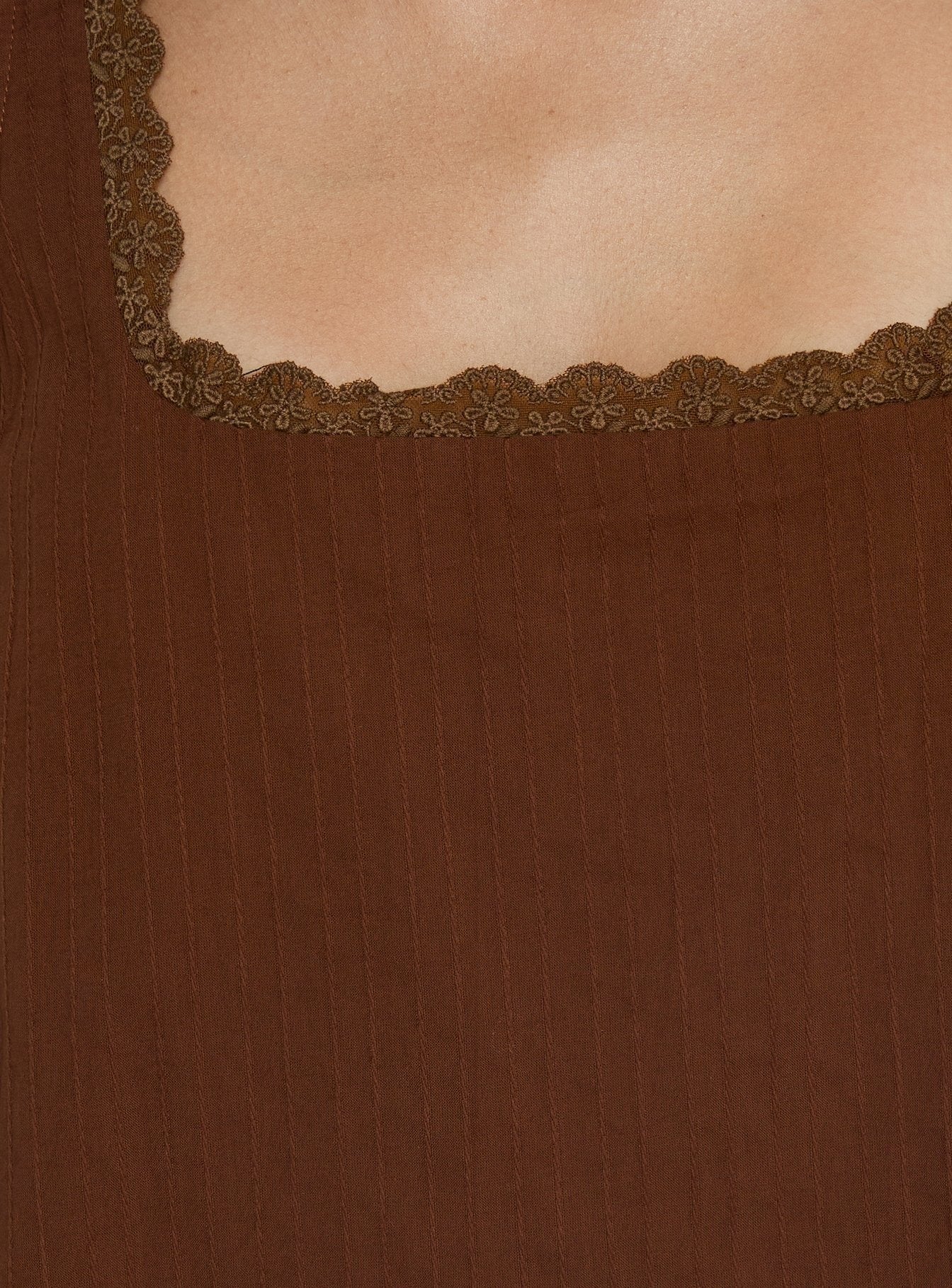 Alanah Mini Dress Dark Brown