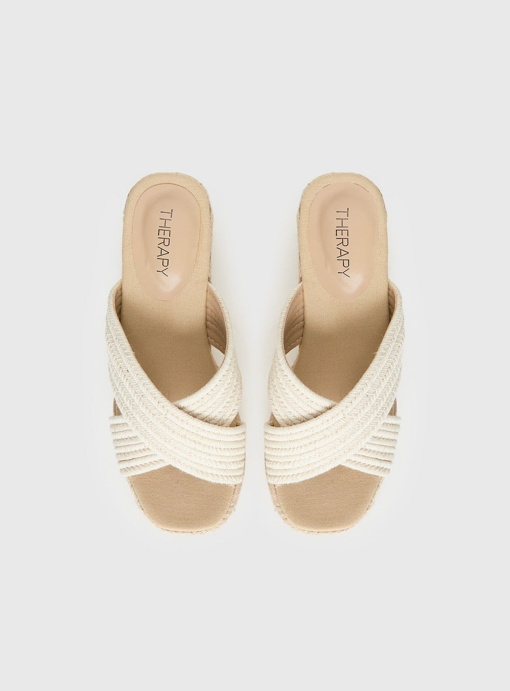 Therapy Ezra Wedge Heels Natural