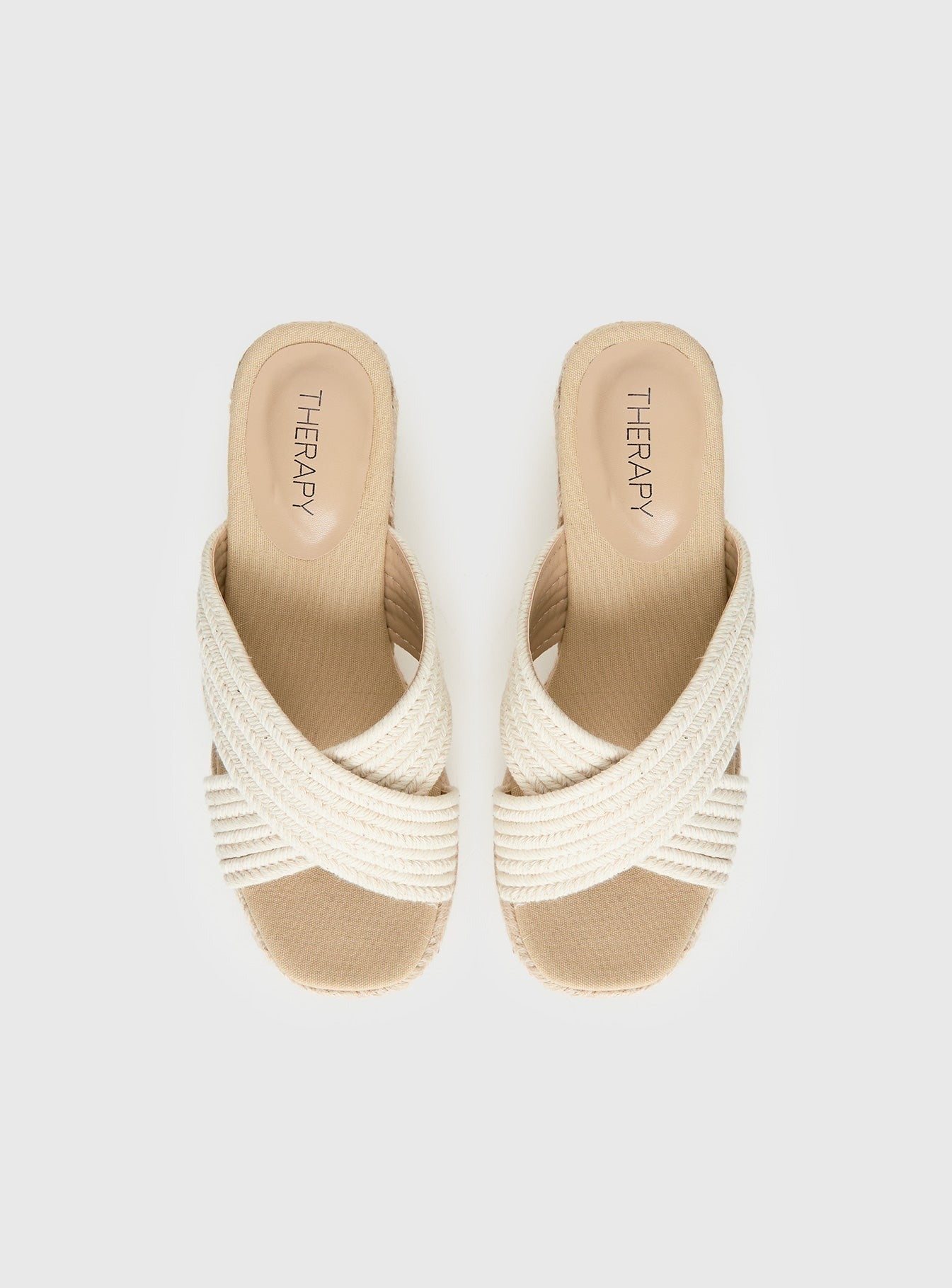 Therapy Ezra Wedge Heels Natural