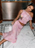 Devereaux One Shoulder Set Pink