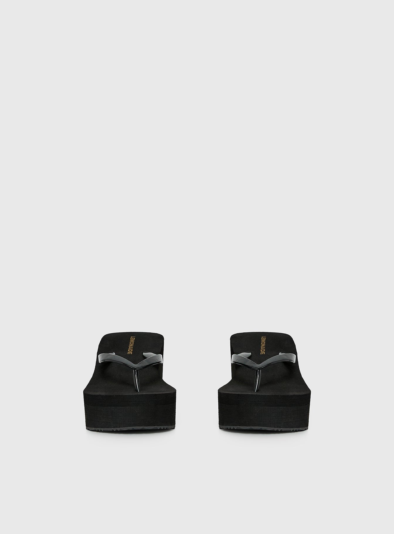 Next Sunday Thong Heel Black