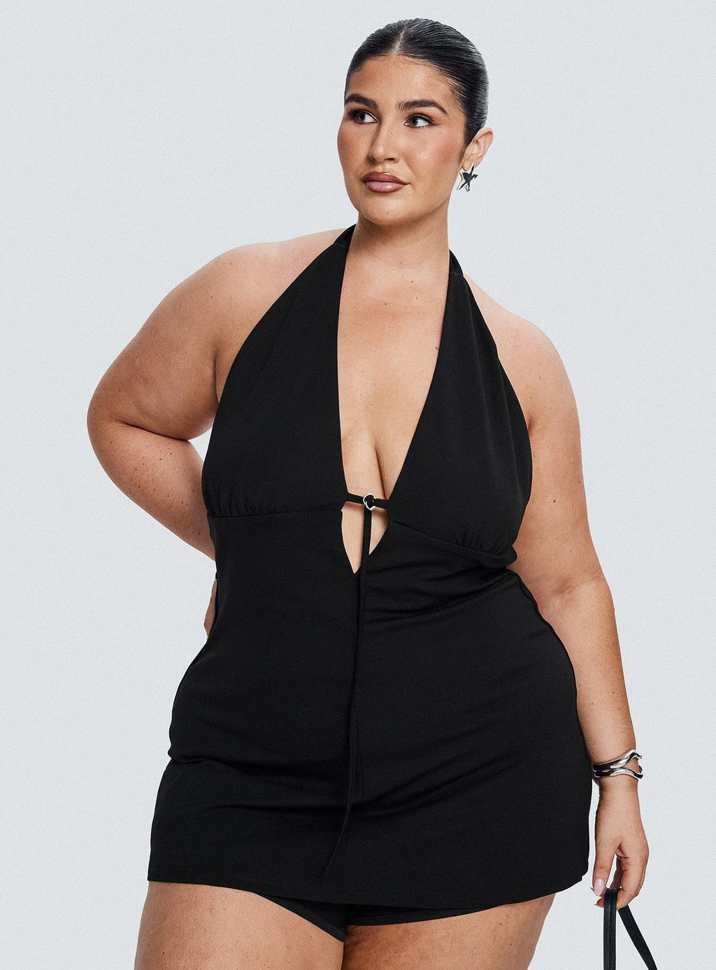 Hanah Romper Black Curve