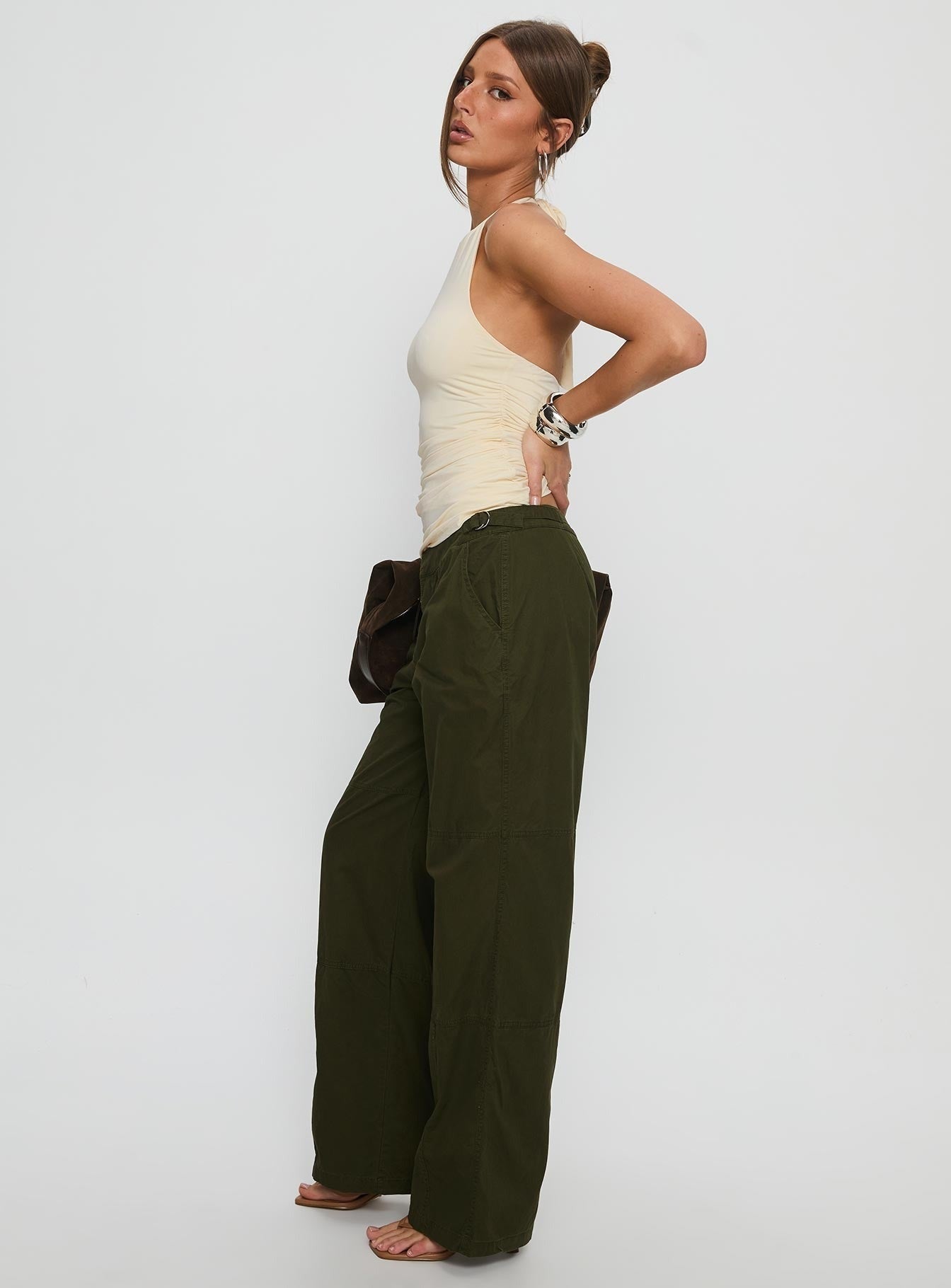 Ravenscroft Cargo Pant Washed Dark Khaki
