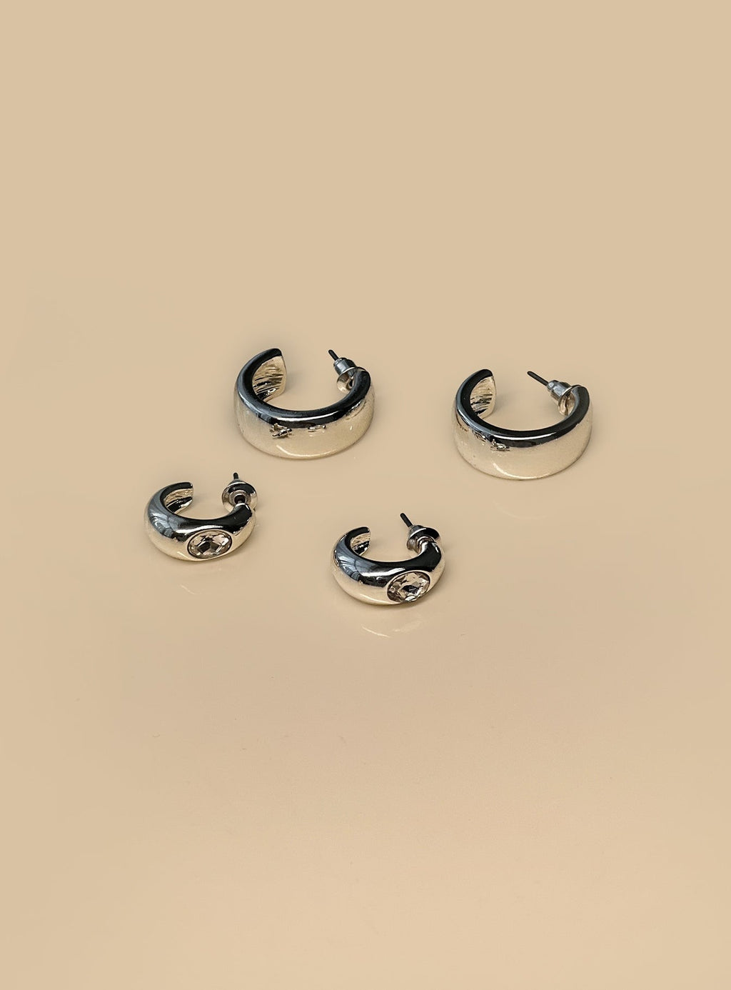 Zennie Earring Pack Silver