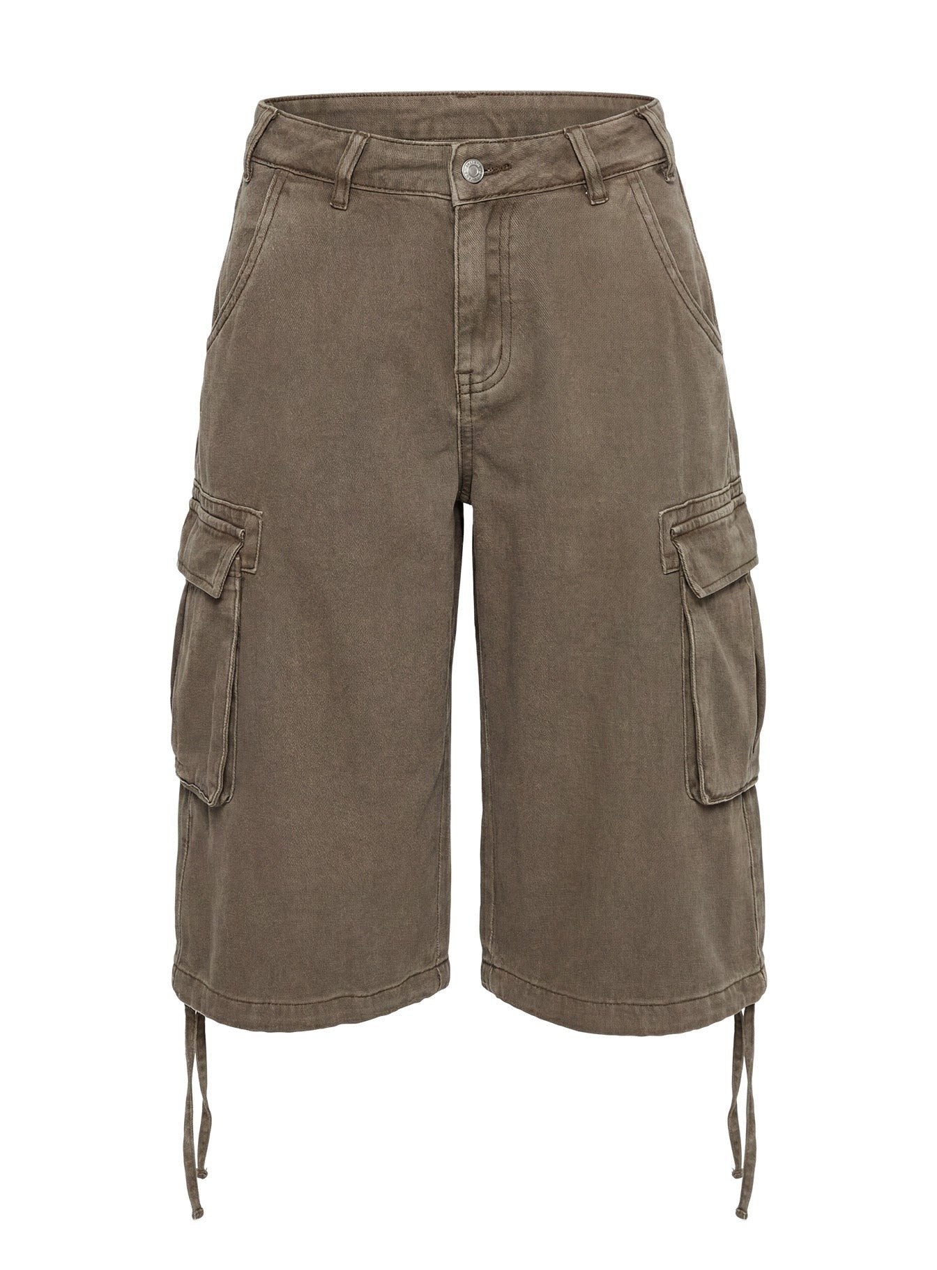 Hudsen Longline Cargo Shorts Khaki