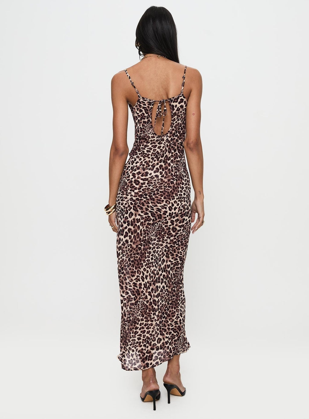 Paolina Maxi Dress Leopard