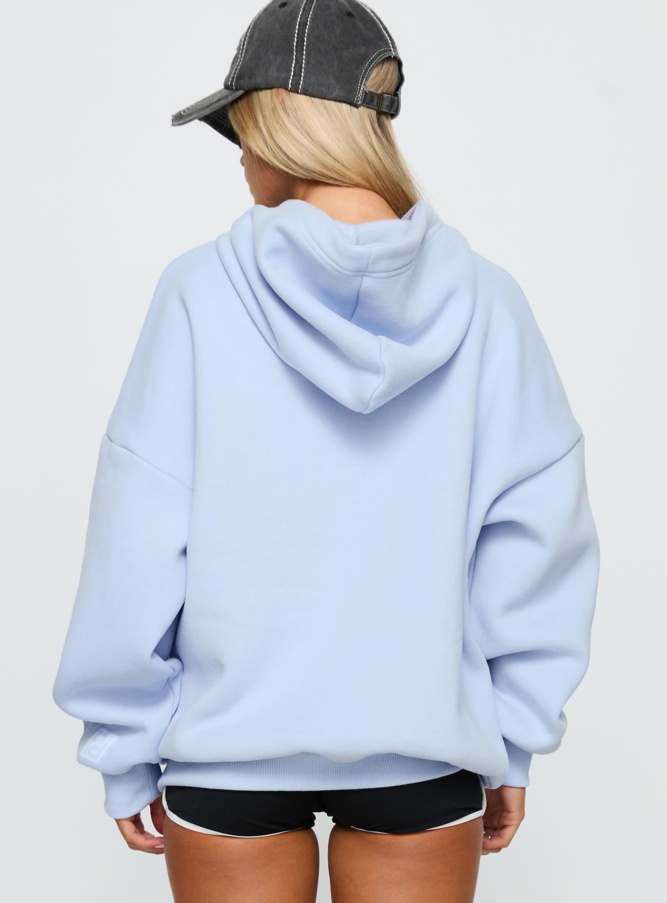 Princess Polly Hooded Sweatshirt Cornflower