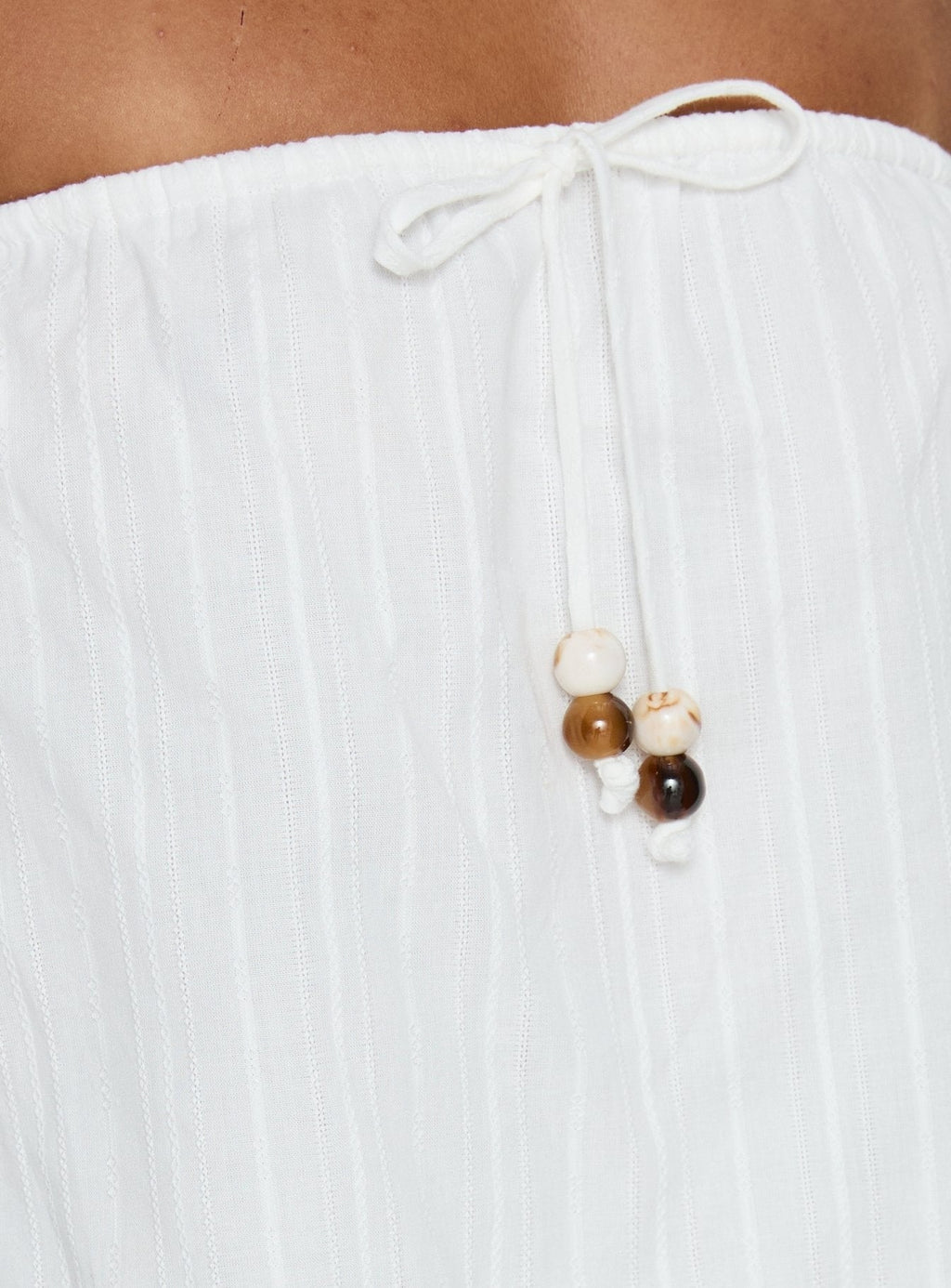 Isafelia Strapless Romper Off White