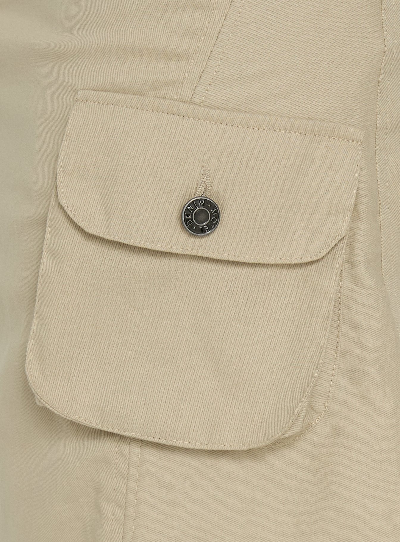 Rovie Twill Cargo Midi Skirt Latte