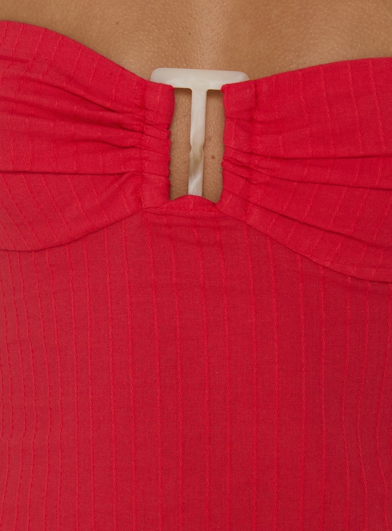 Isabetta Halter Top Red