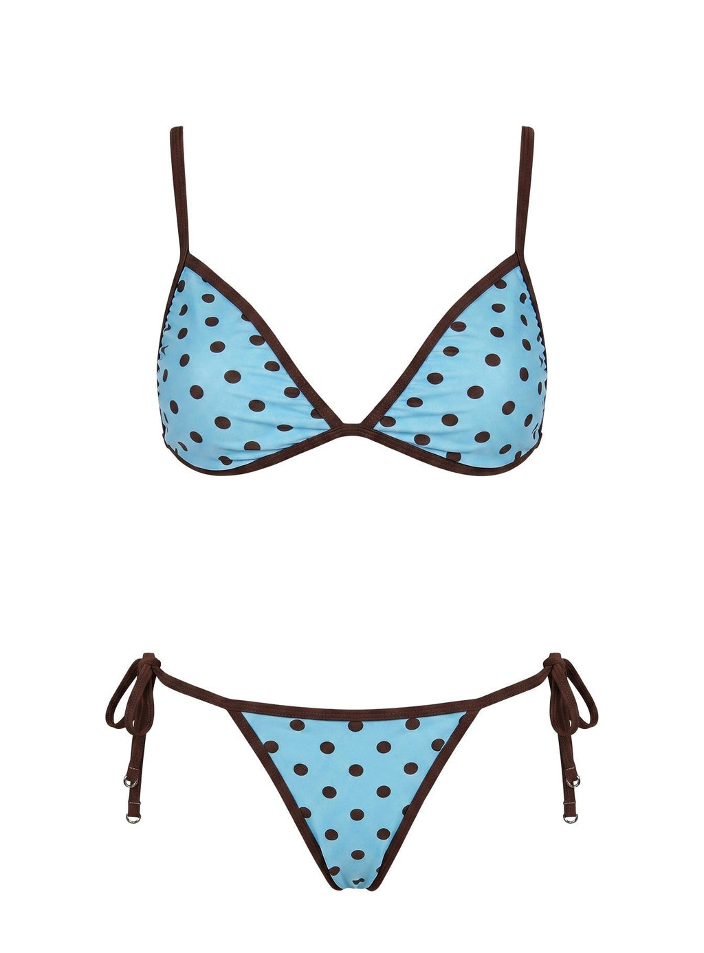 Idola Bikini Top Blue Polka Dot
