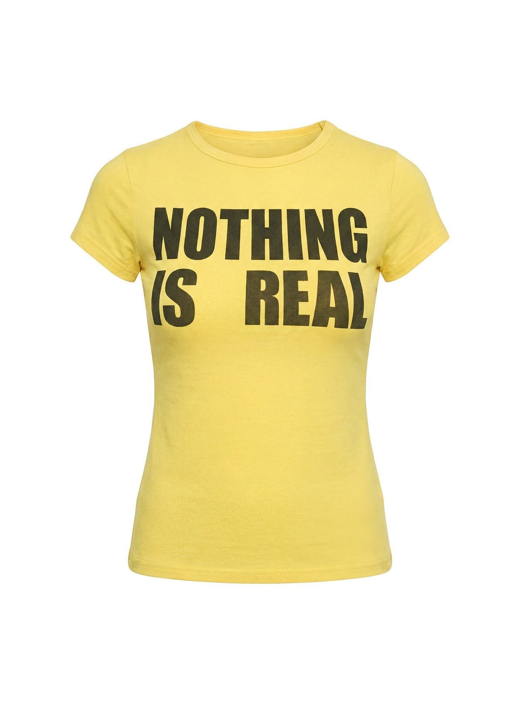 Nothing Is Real Graphic Top Yellow / Black