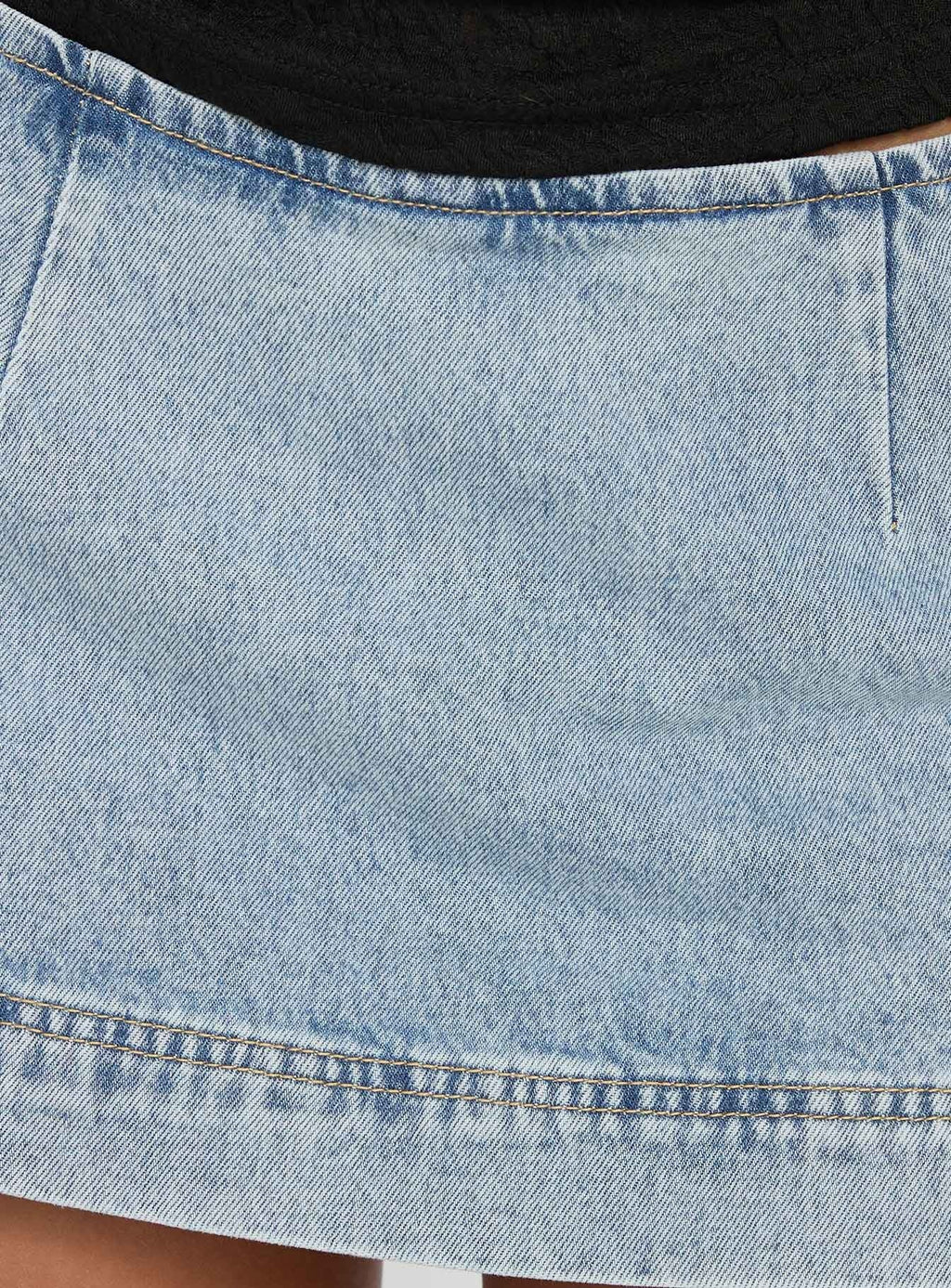 Stefenie Denim Skort Light Blue Wash
