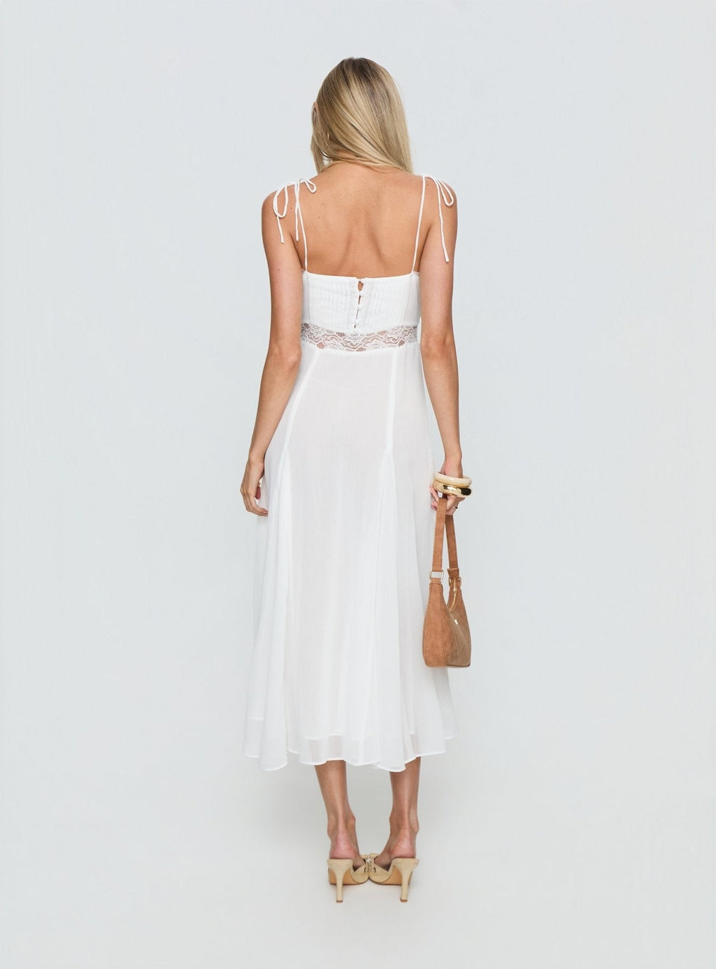 Harmony Midi Dress Pearl