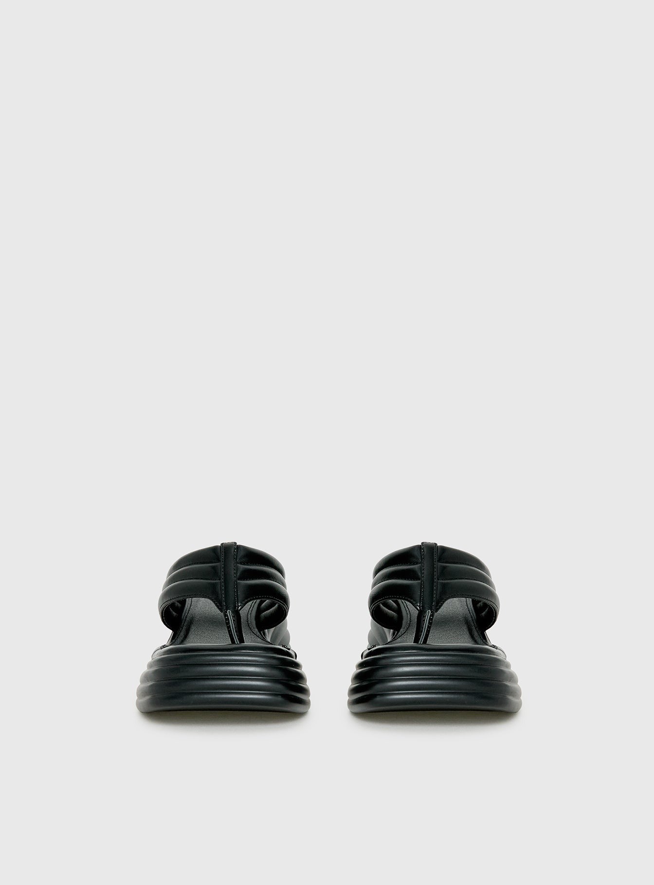 Therapy Flames Platform Sandals Black