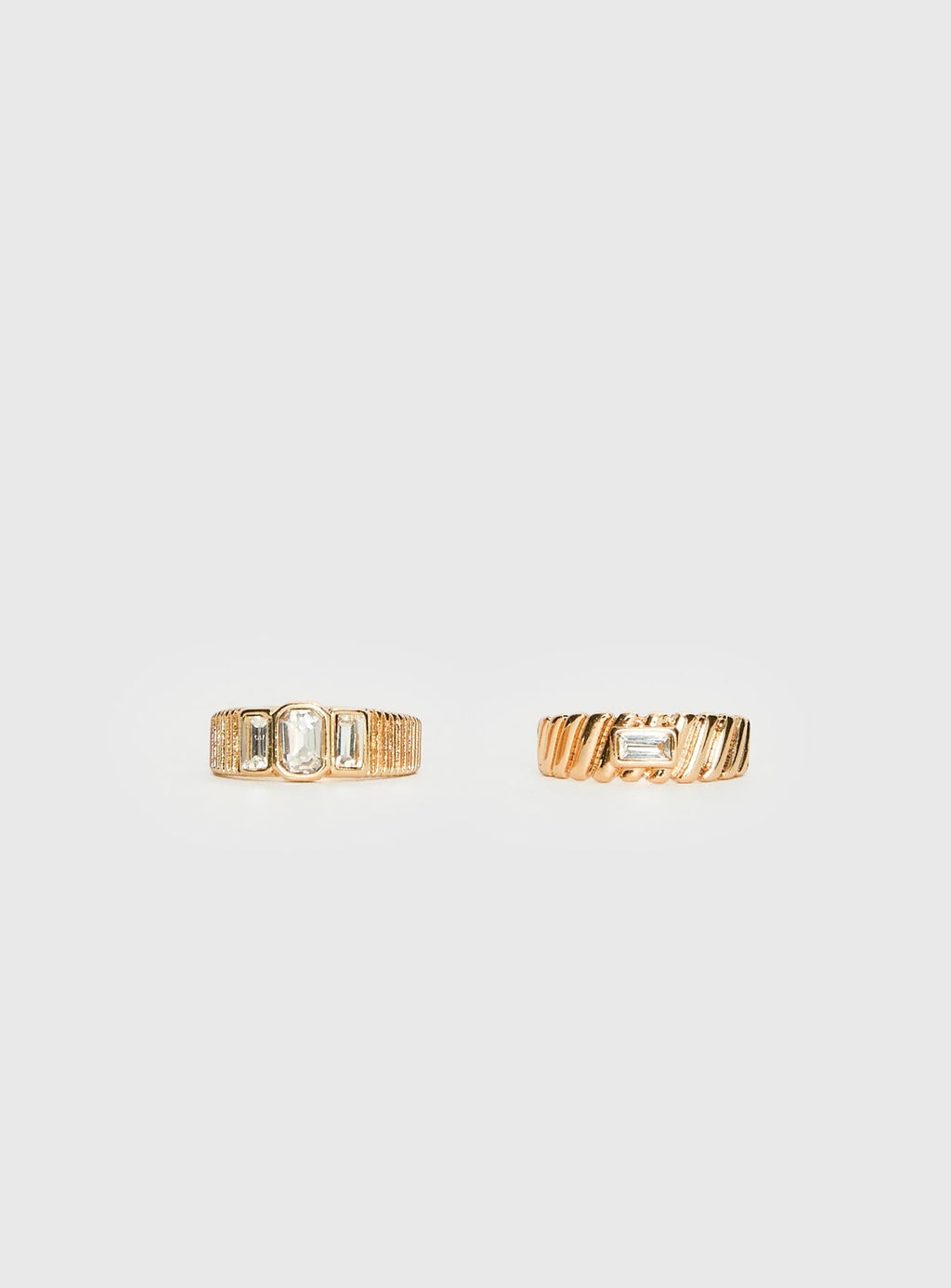 September Sunsets Diamante Ring Pack Gold