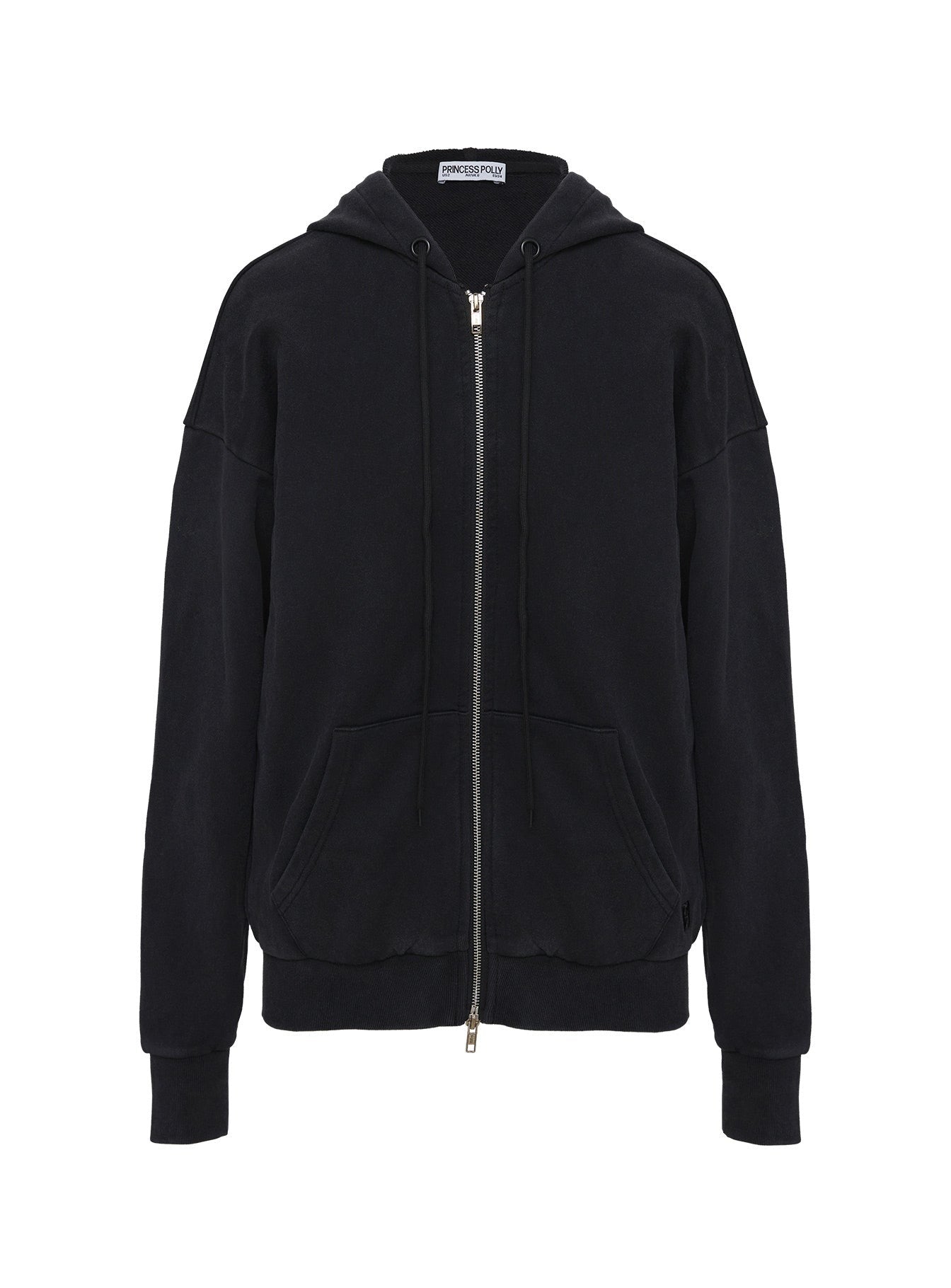 All Day Oversized Hoodie Washed Black