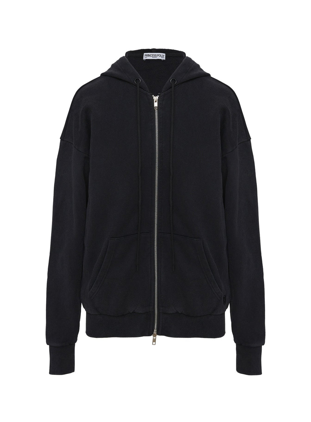 All Day Oversized Hoodie Washed Black