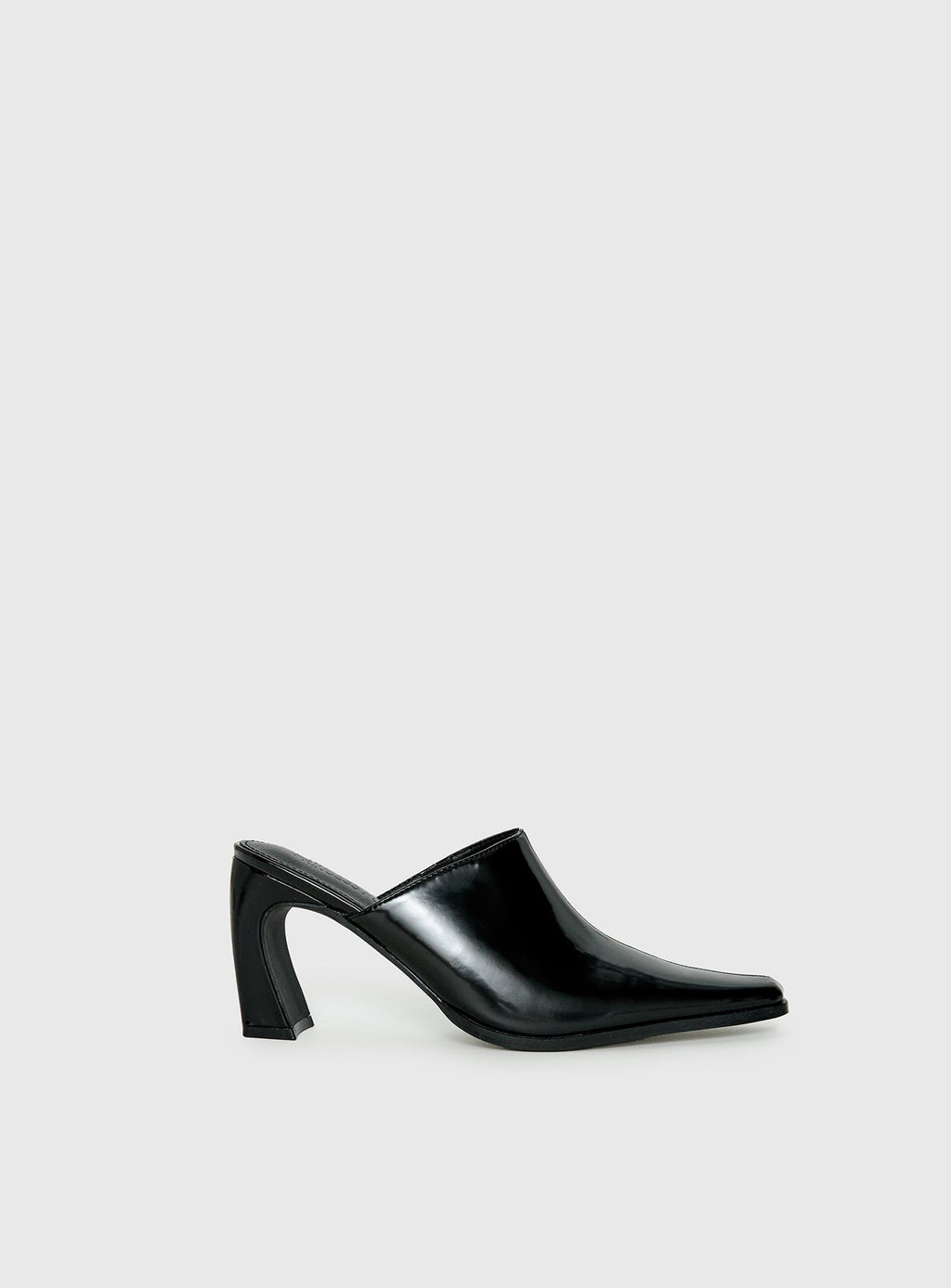 Hania Slip On Closed Toe Heels Black