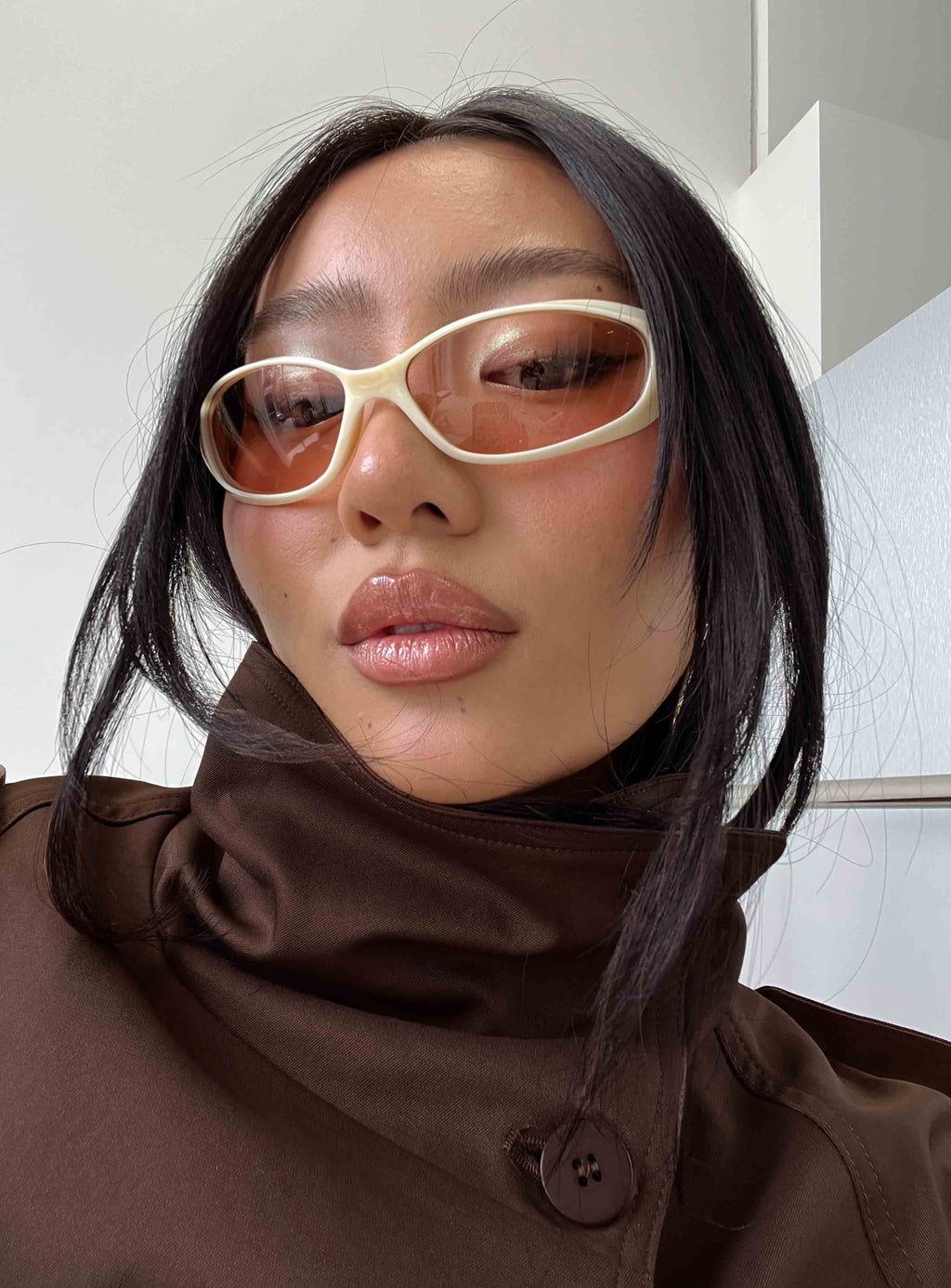 Eastside Girls Wrap Around Sunglasses Yellow