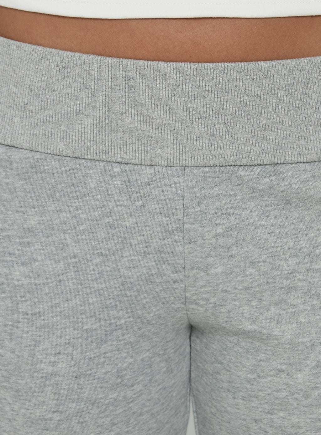 Norther Fleece Flared Pants Grey Marle
