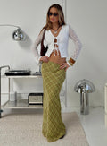 Emelyn Maxi Skirt Green
