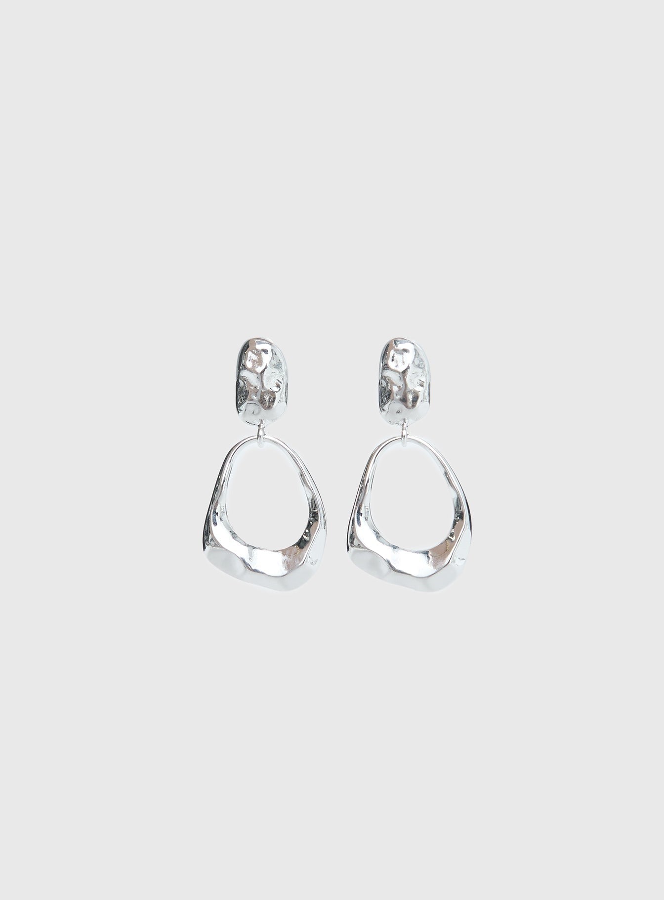 Whirl Earrings Silver
