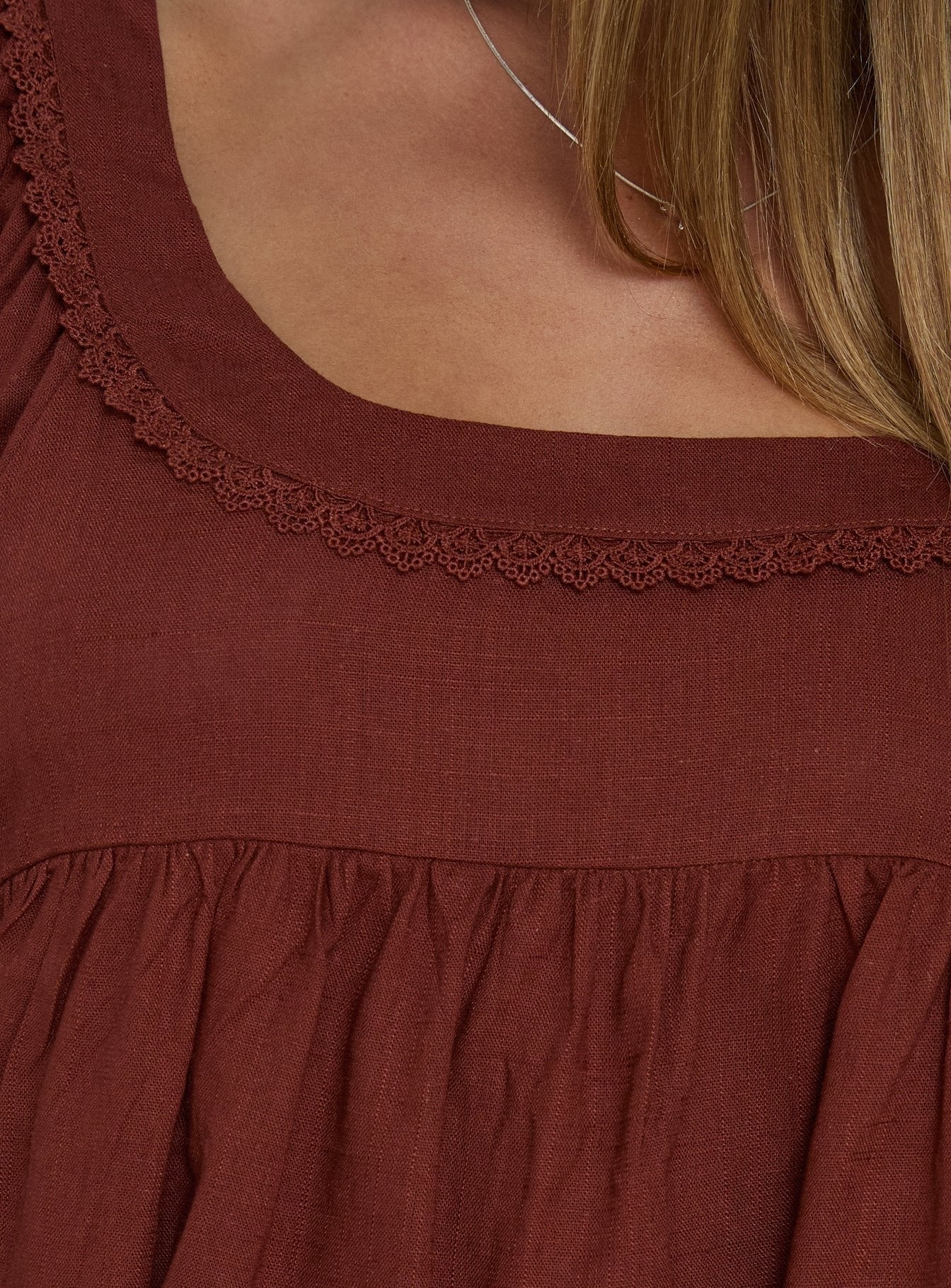 Benjie Long Sleeve Top Chocolate