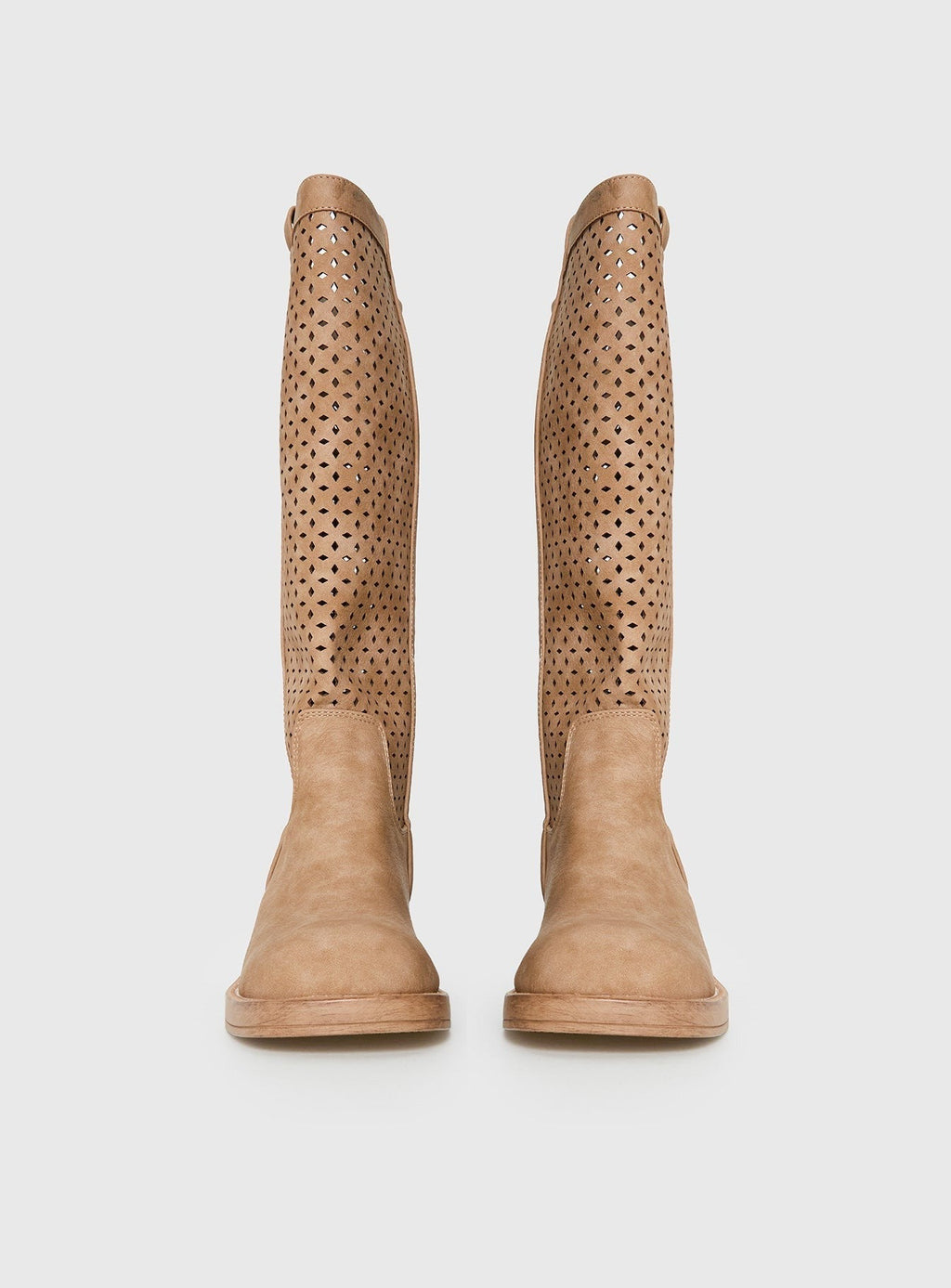 Therapy Festival Knee High Boots Natural