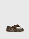 Therapy Flames Platform Sandals Brown