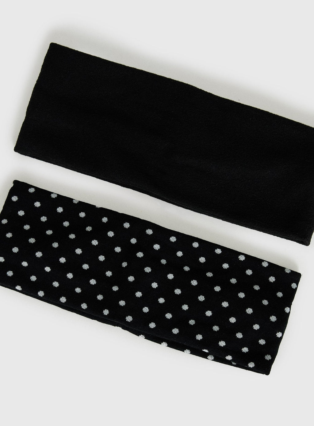 The Juney Headband Pack Black Polka Dot