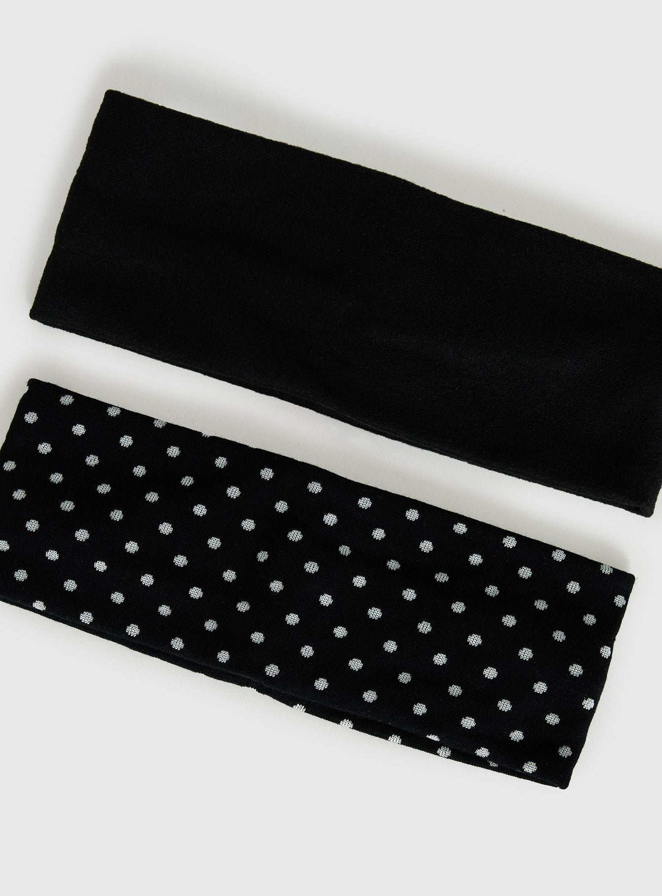 The Juney Headband Pack Black Polka Dot