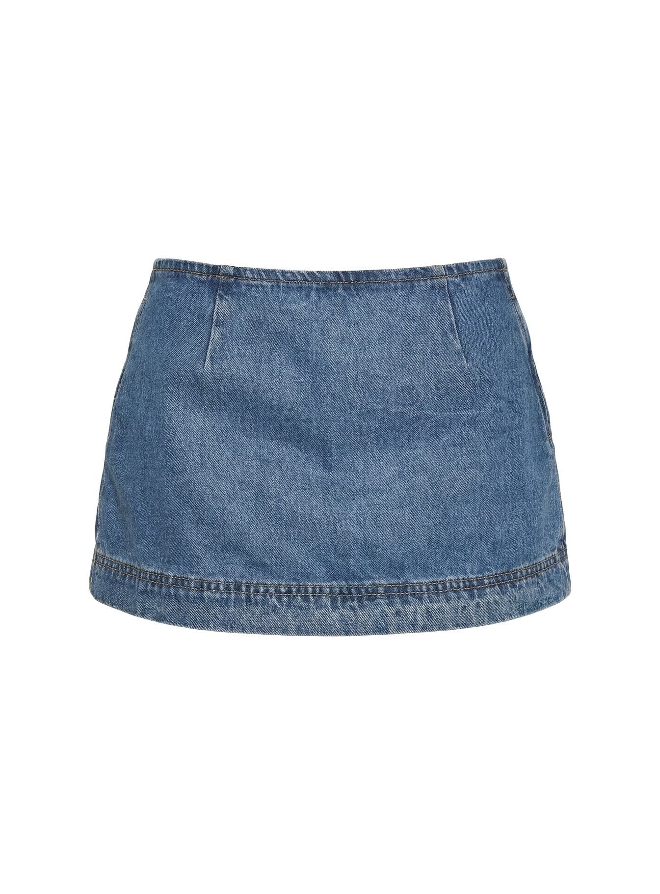 Stefenie Denim Skort Mid Wash Tall