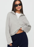 Another Level Collared Jumper Grey