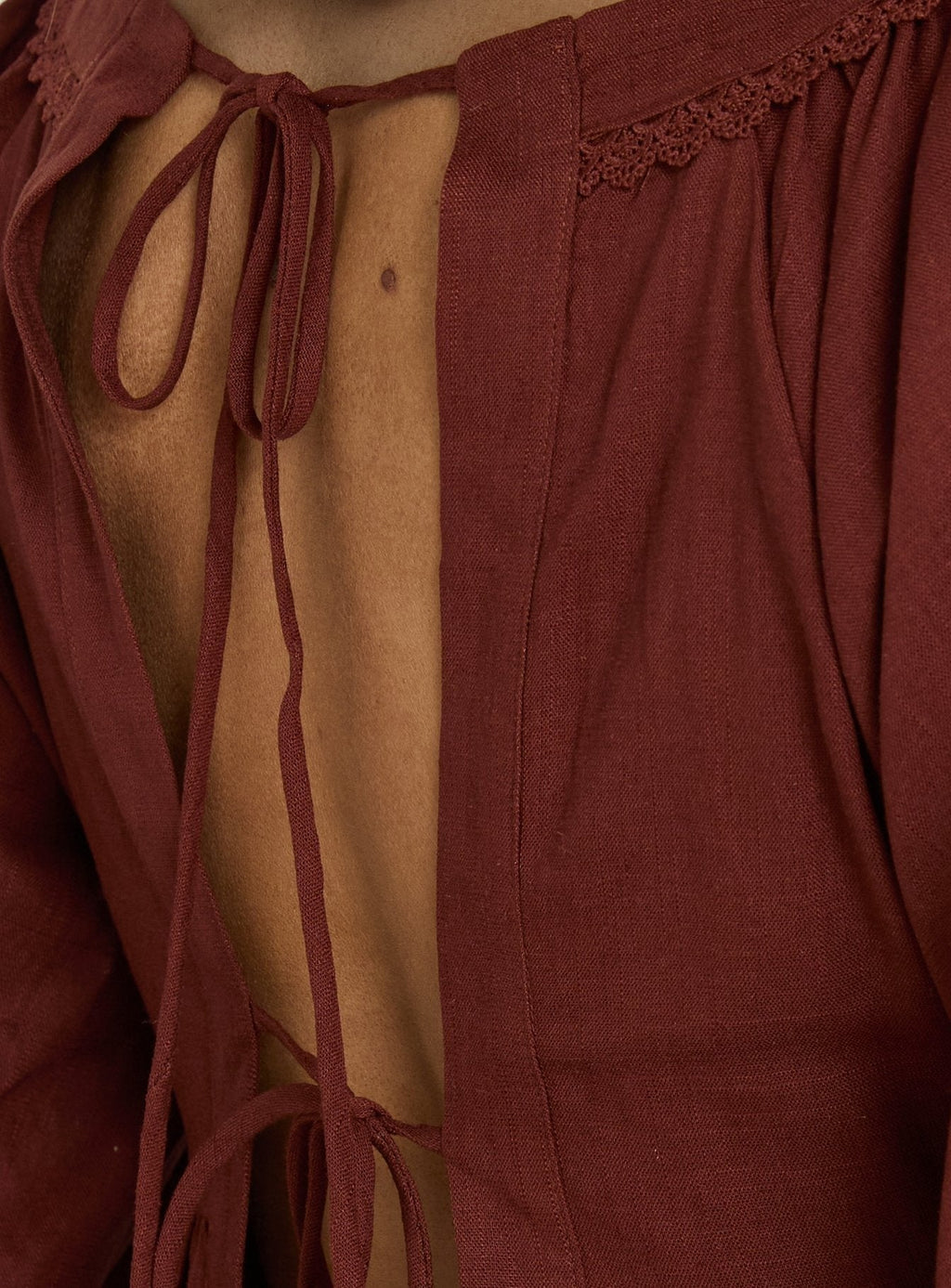 Benjie Long Sleeve Top Chocolate