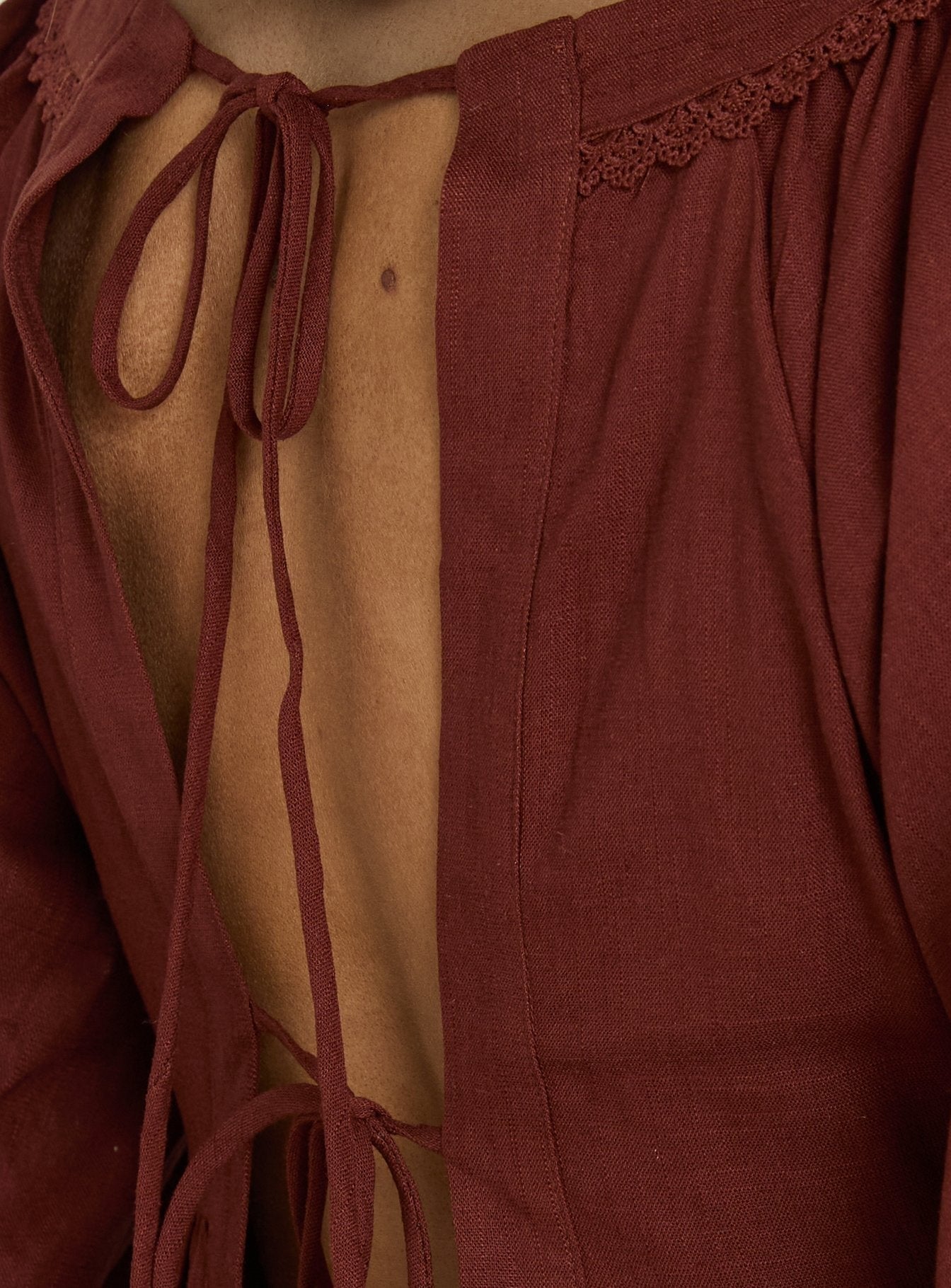 Benjie Long Sleeve Top Chocolate