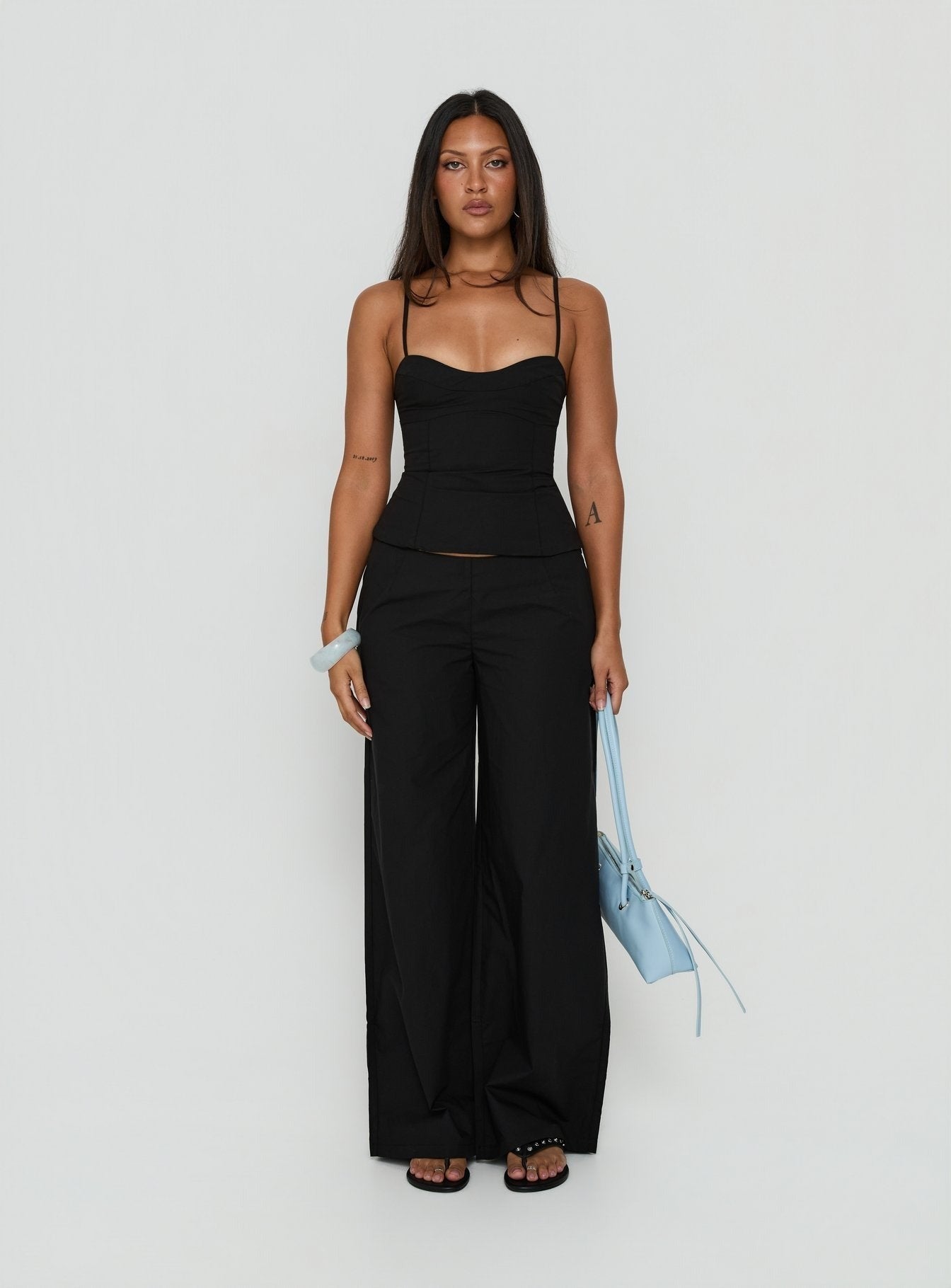 Kierstyn Corset Set Black
