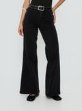 Thearlie High Rise Flared Jeans Washed Black