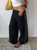 Ascenda Straight Leg Track Pant Black