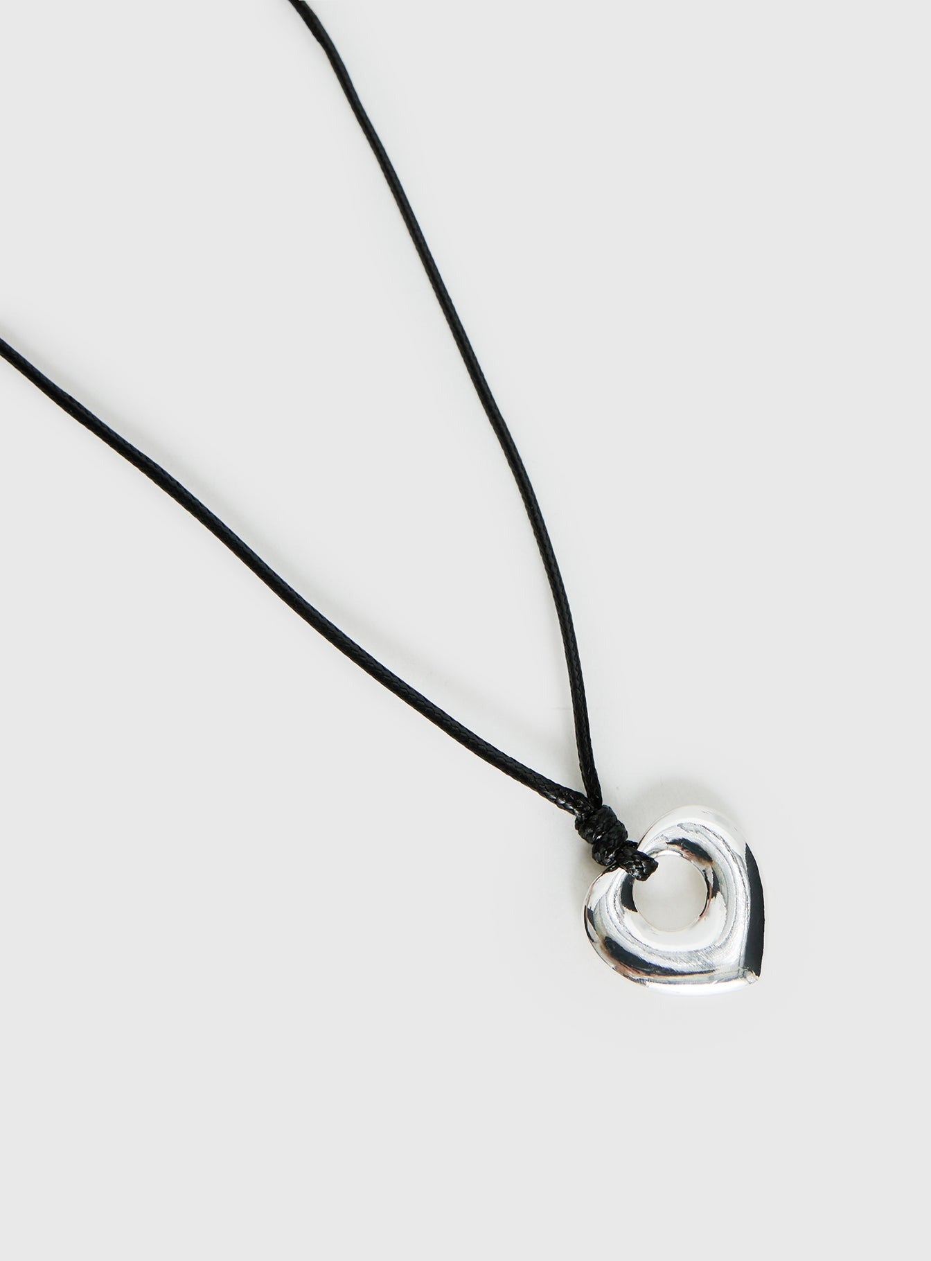 Evalena Pendant Necklace Silver