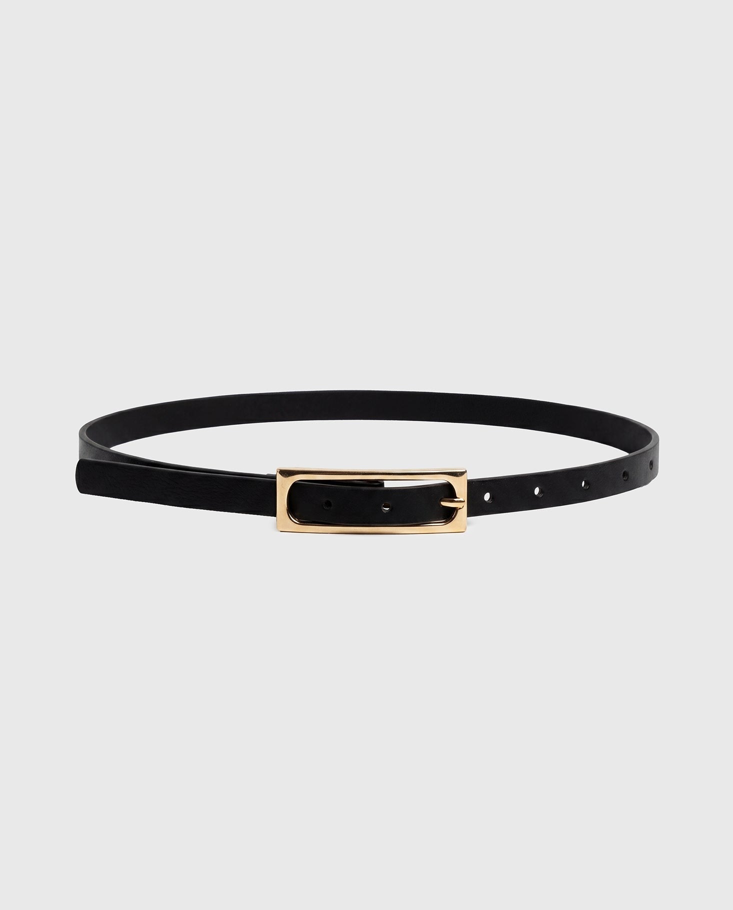 Odena Thin Belt Black / Gold