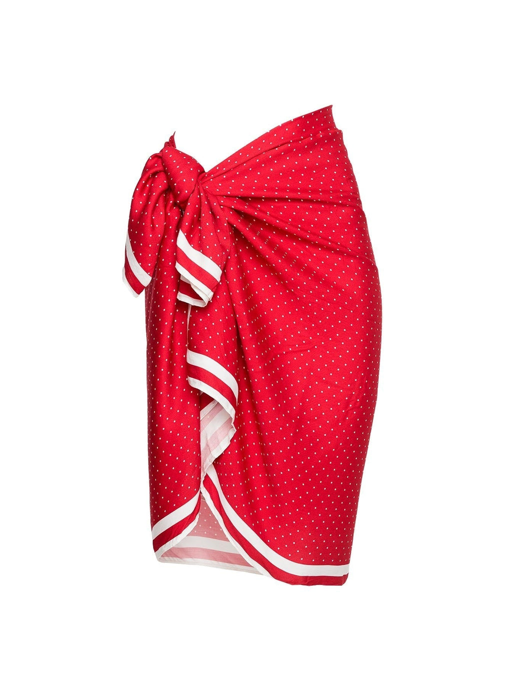 Swoon Sarong Red Polka