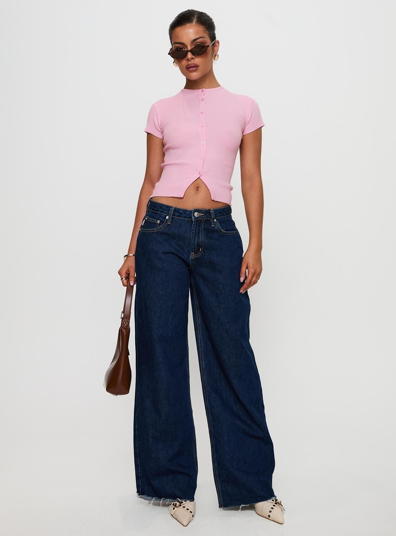 Suzu Knit Top Pink
