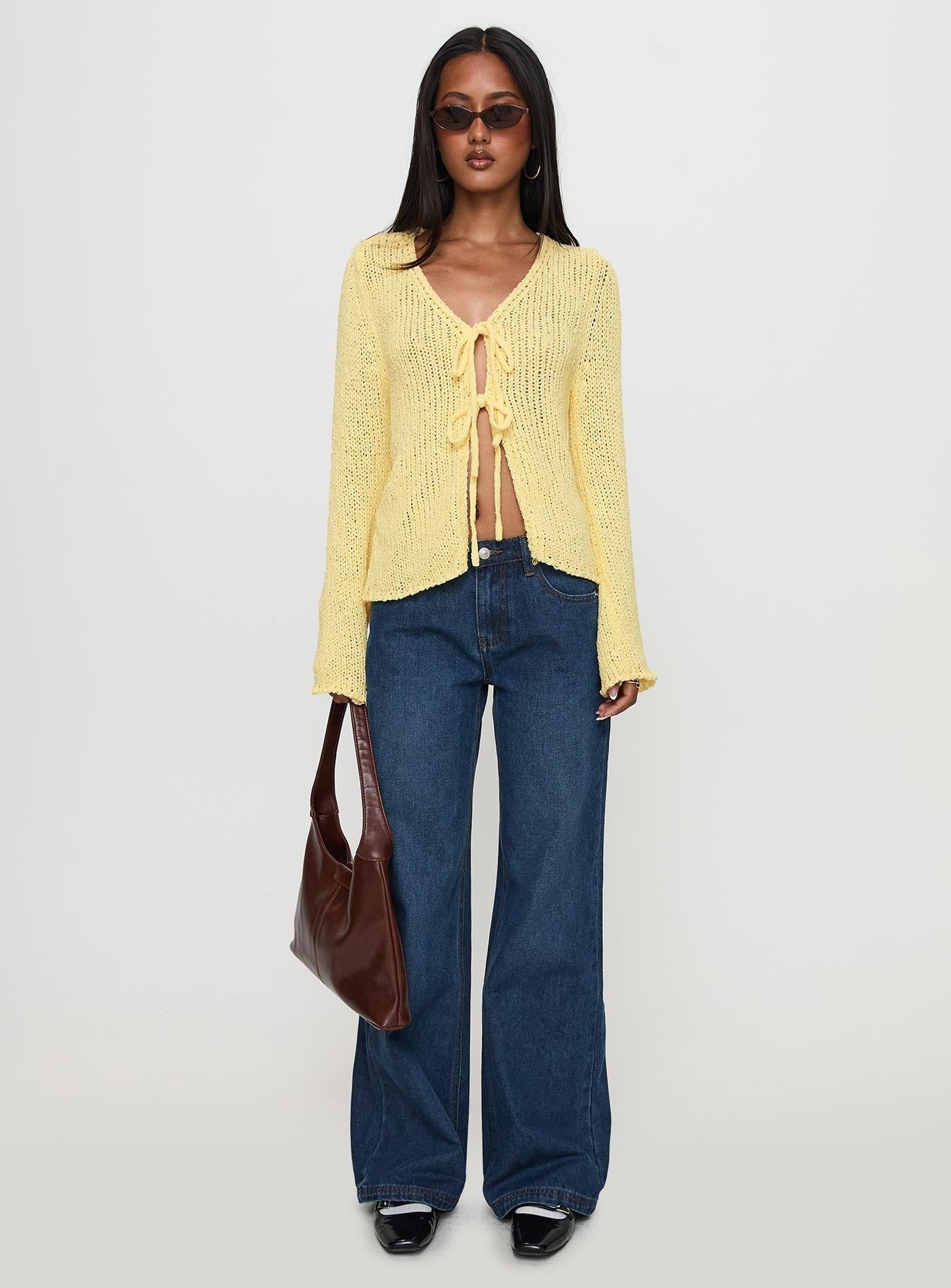 Swain Knit Cardigan Lemon