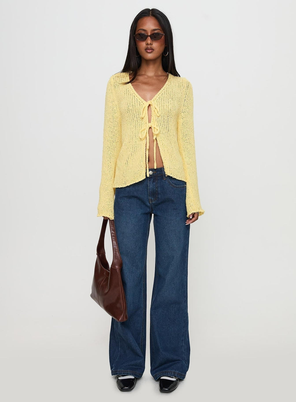 Swain Knit Cardigan Lemon