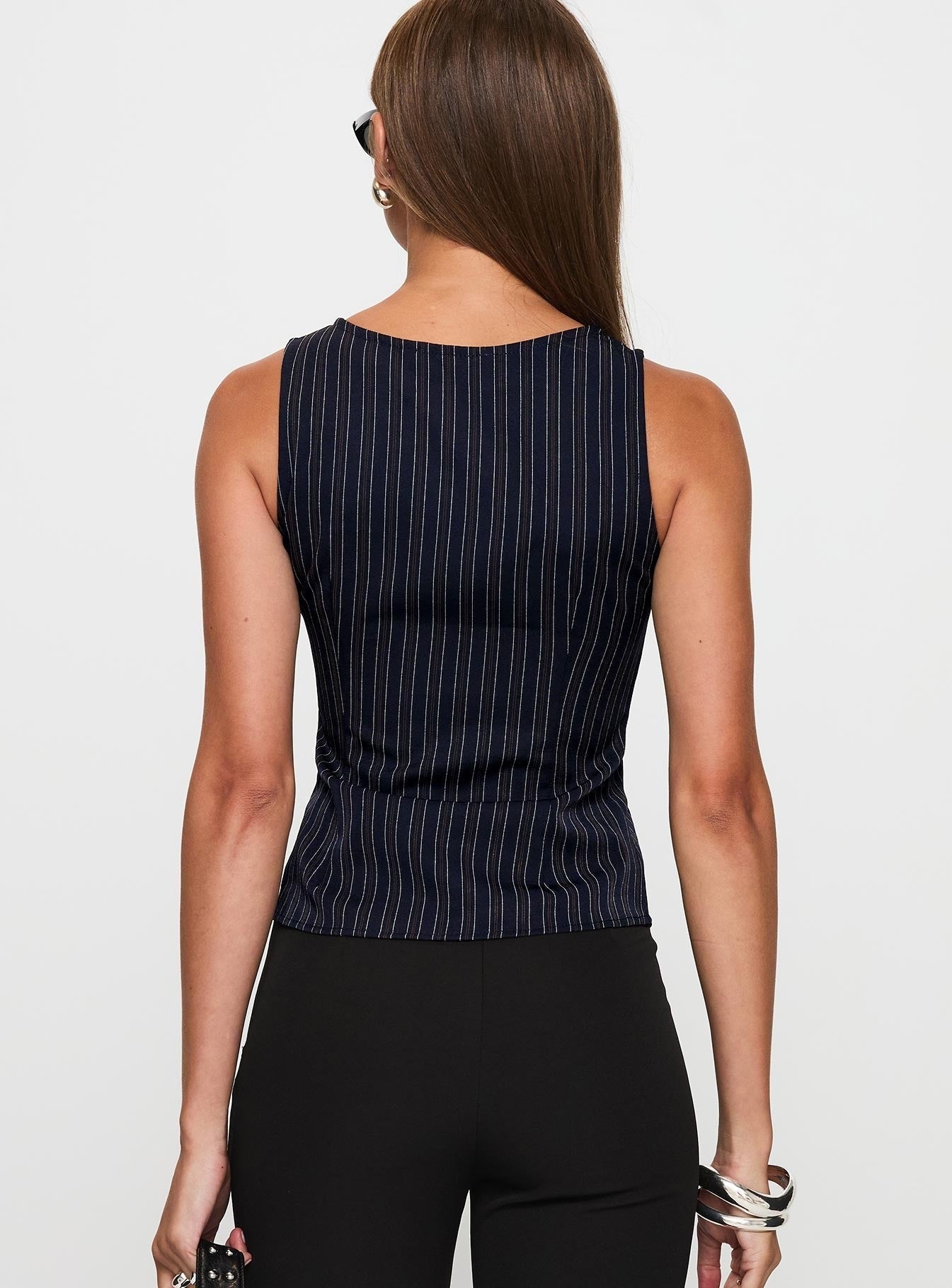 Running Wild Top Blue Stripe