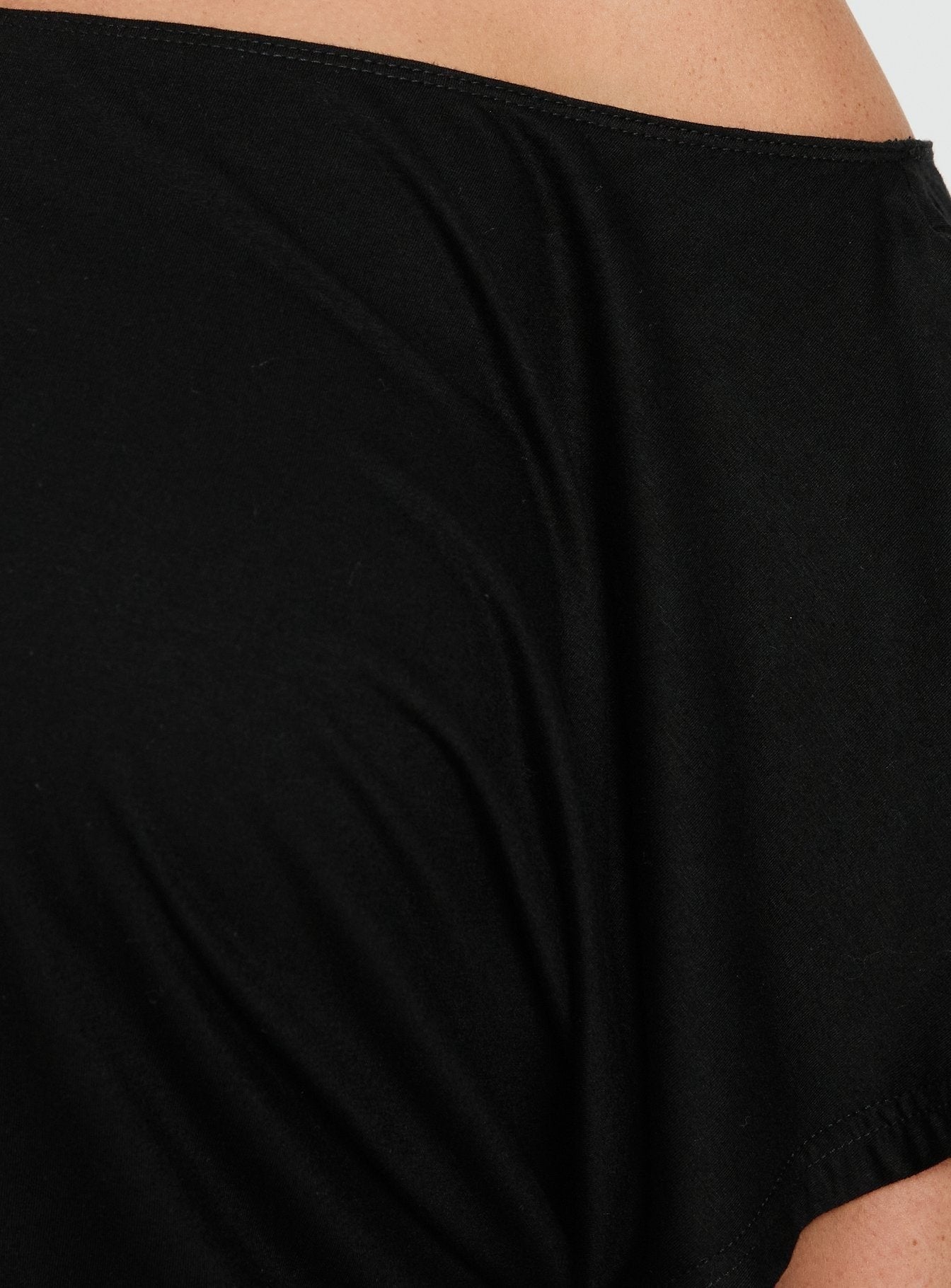 Esmie Off Shoulder Playsuit Black Curve