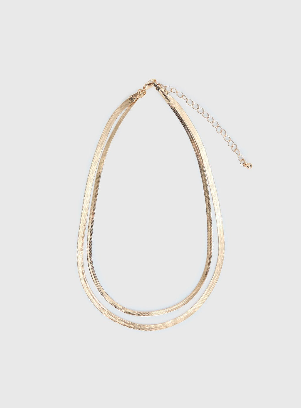 Follow Emotions Layered Necklace Gold