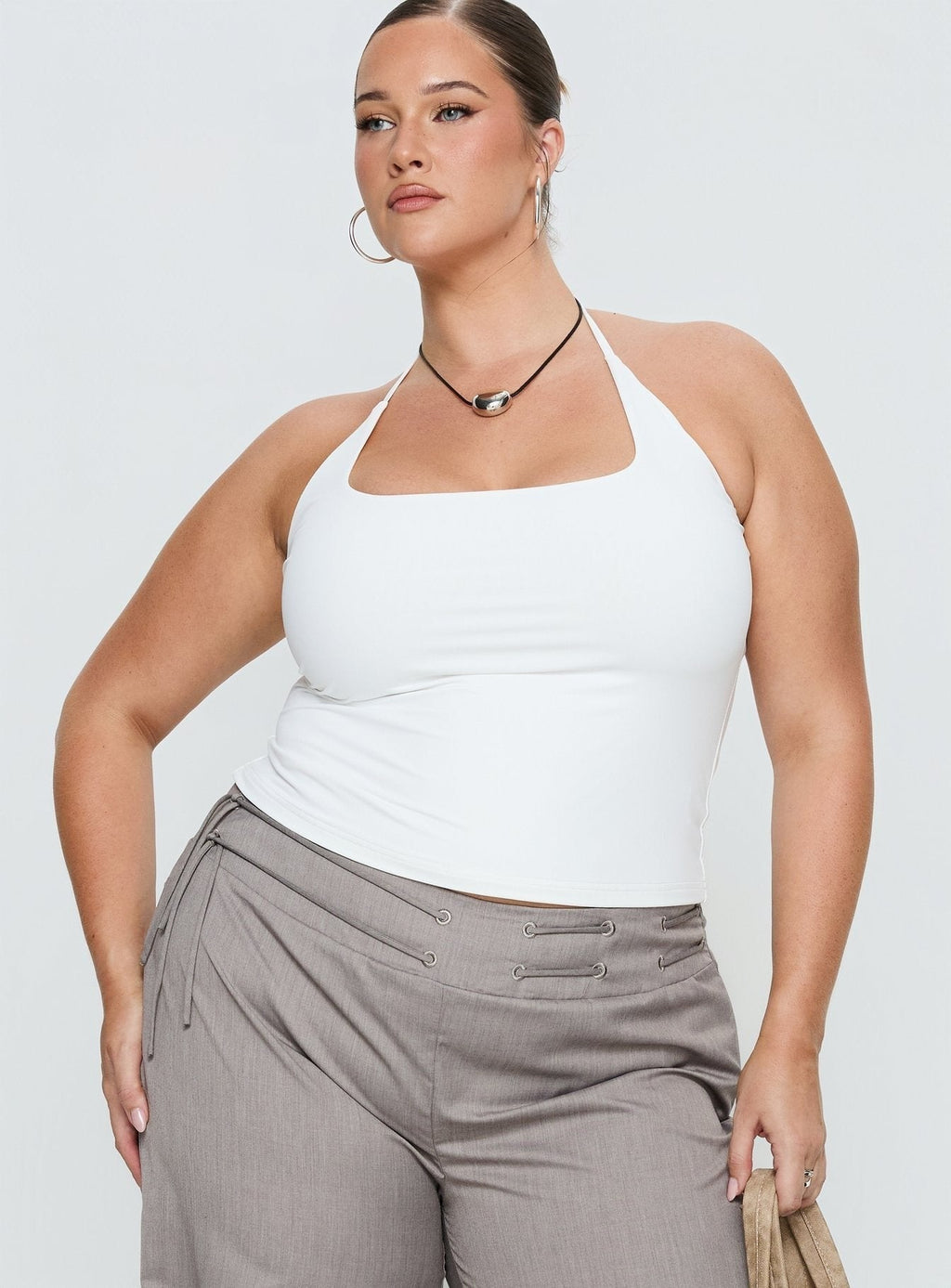 Ezekiel Nylon Top White Curve