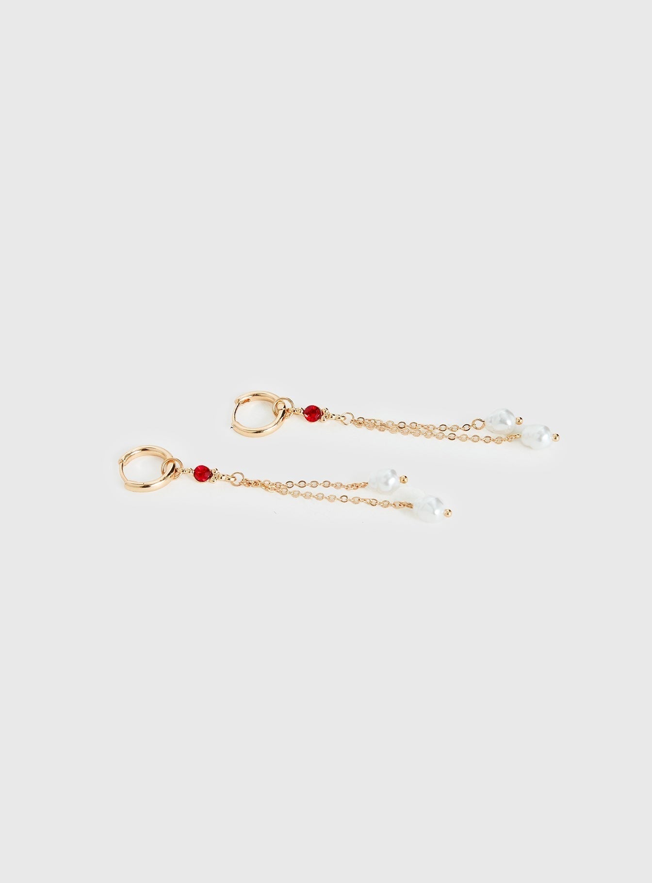 What Is Life Dangly Earrings Gold